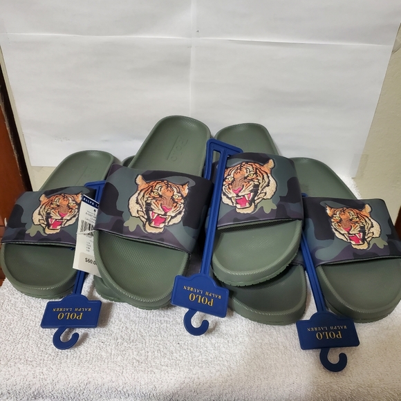 Polo ralph lauren Cayson Tiger Slide Sandals - Picture 15 of 15